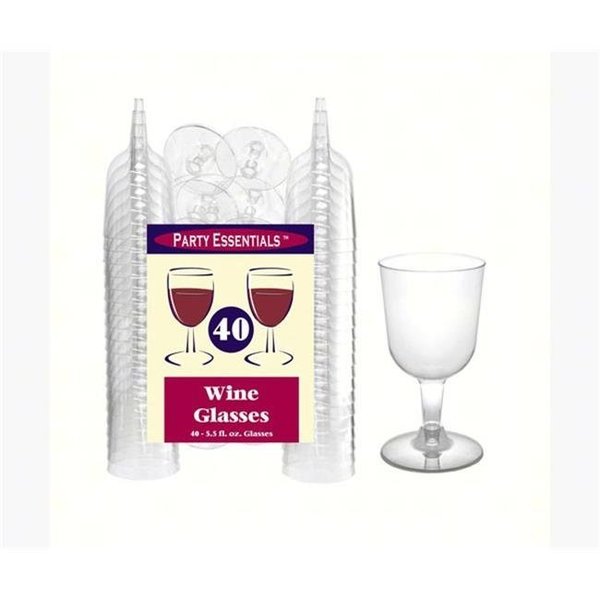 Northwest Enterprises North West Enterprises NWEWINE51040 40 Wine Glasses; Clear - 2 Piece NWEWINE51040